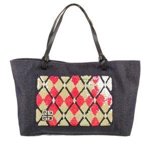 Authentic Givenchy Sequin Denim Bag